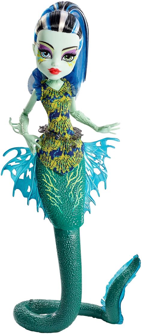 Monster high great scarrier reef dolls - The Monster High Lagoona doll includes a print top that matches the colorful scale detail on the tail. Monster High Great Scarrier Reef Glowsome Ghoulfish Frankie Stein Doll: When the Monster High ghouls travel down under, they head below sea level where they become fish-i-fied for an underwater adventure